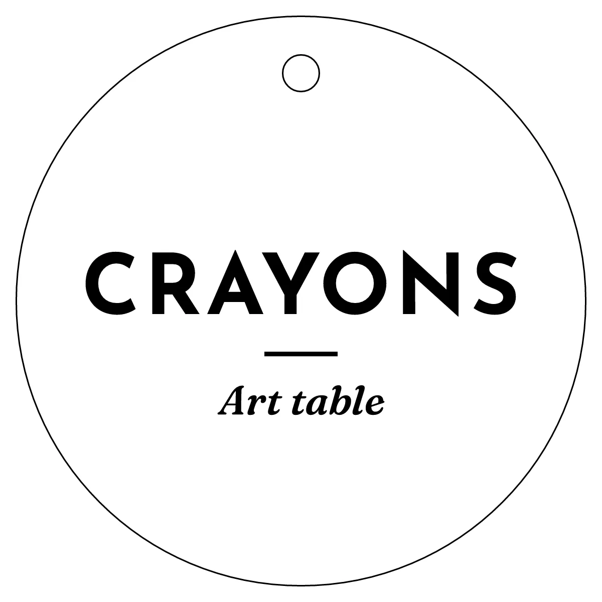 Basket tag as a flat design