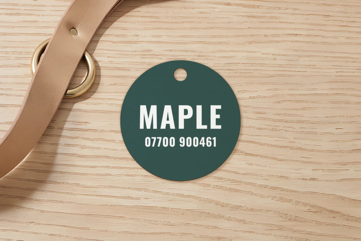 Aluminium pet tag