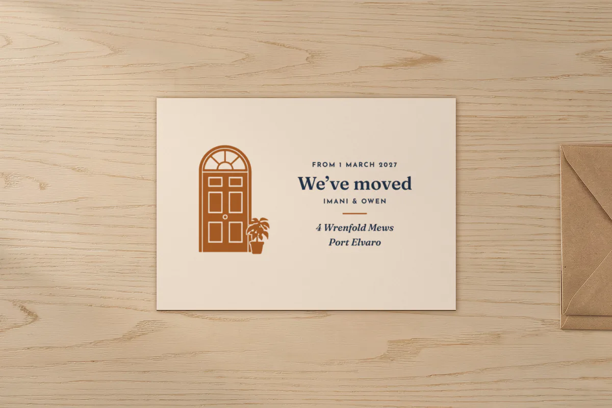 We have moved card