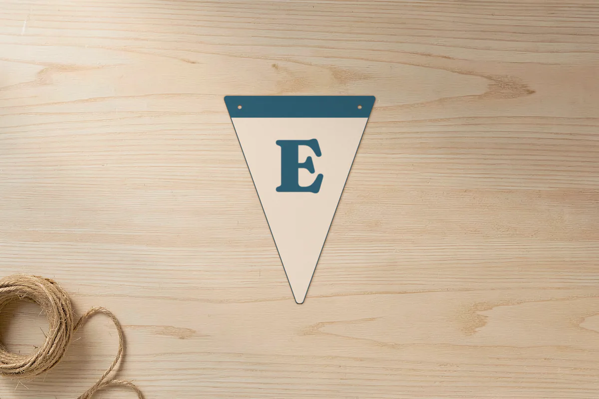 Letter banner